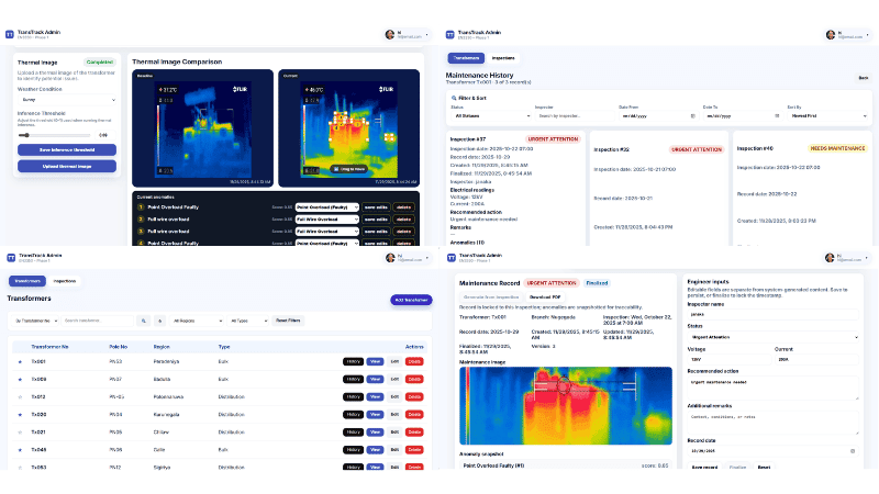 AI-Powered Transformer Thermal Inspection Platform